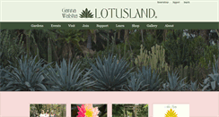 Desktop Screenshot of lotusland.org